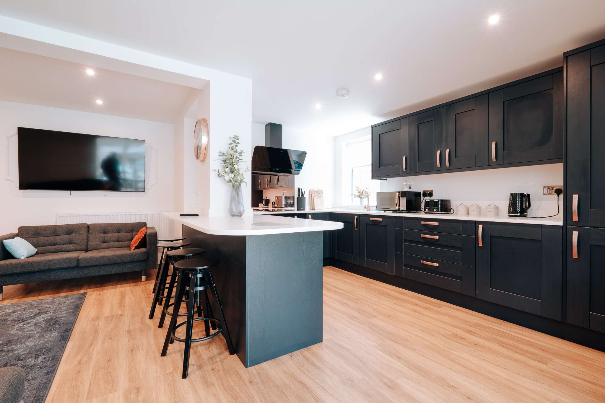 Ivory House Kitchen And Living Room